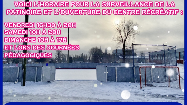 PATINOIRE OUVERTE