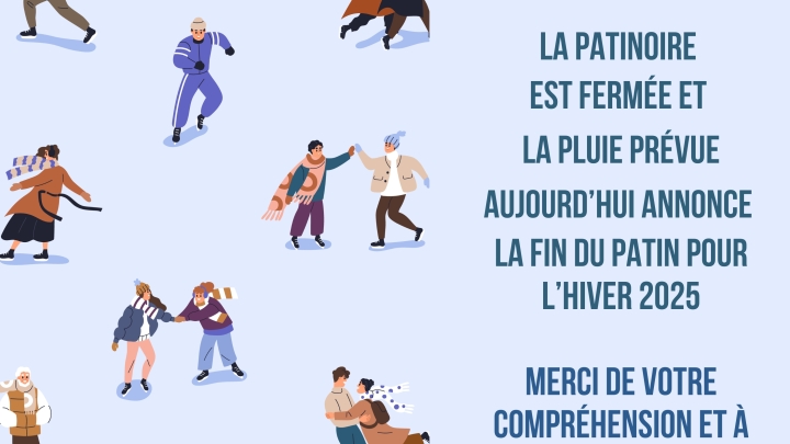 PATINOIRE FERMÉE