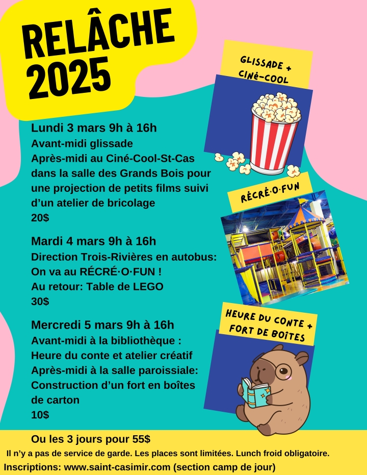 CAMP DE LA RELÂCHE 2025